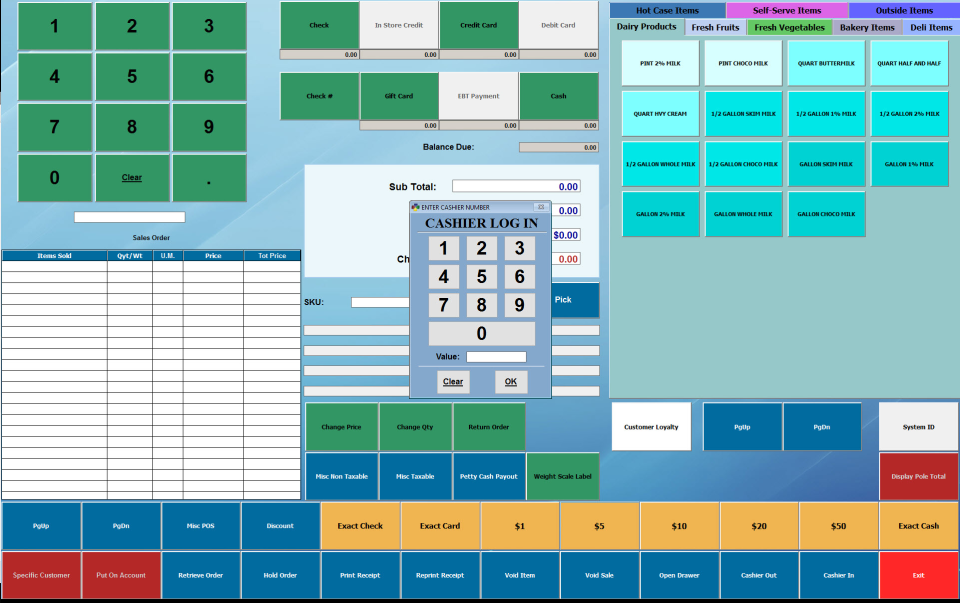 screenshot of Retail POS Software